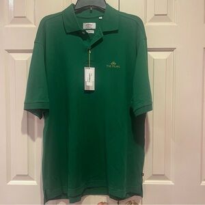 Callaway Golf Sport Embroidered The Pearl Green Polo Shirt Size M NWT